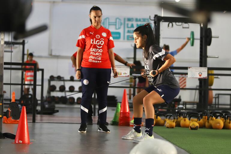 Las chicas se preparan para el desafío de la Copa América en marzo.