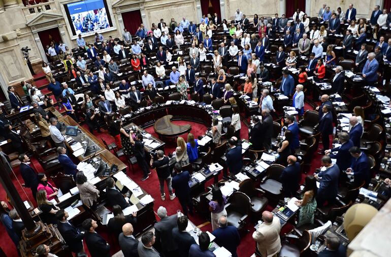 Fotografía de la Cámara de Diputados de Argentina.