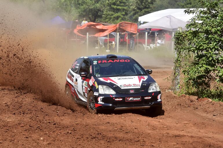 Buen desempeño de Raúl Franco y Jorge Cárdenas para ser los  mejores dentro de la Clase RC4B, con el Honda Civic Type-R EP3.