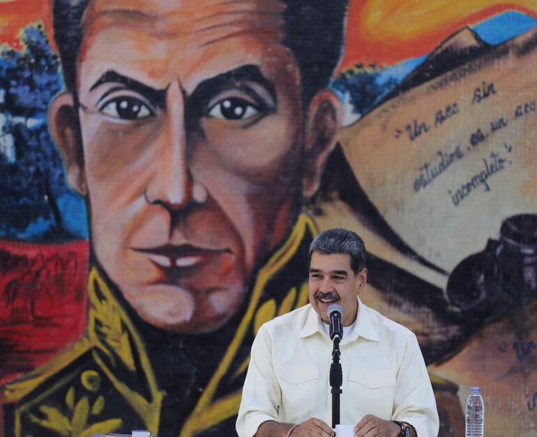 Fotografía cedida por Prensa Miraflores del presidente de Venezuela, Nicolás Maduro.