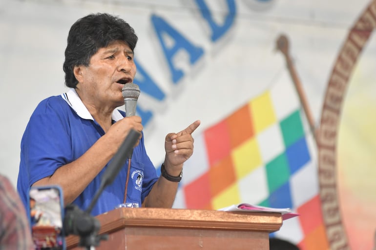 Evo Morales, expresidente de Bolivia.