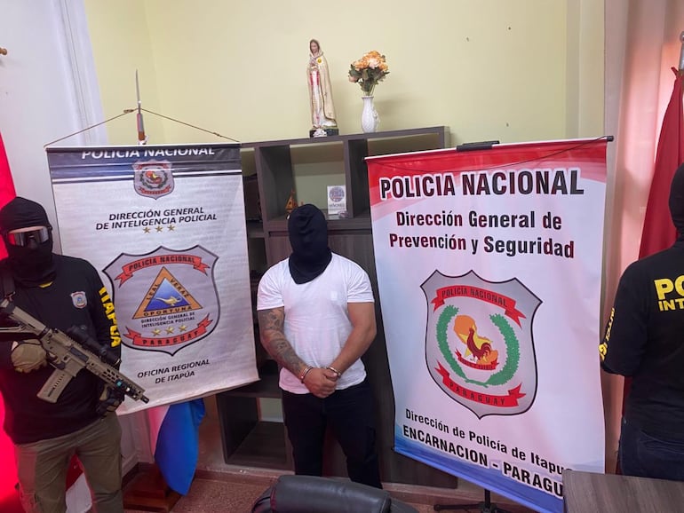 San Juan del Paraná: Detuvieron a presunto homicida con orden de captura internacional.