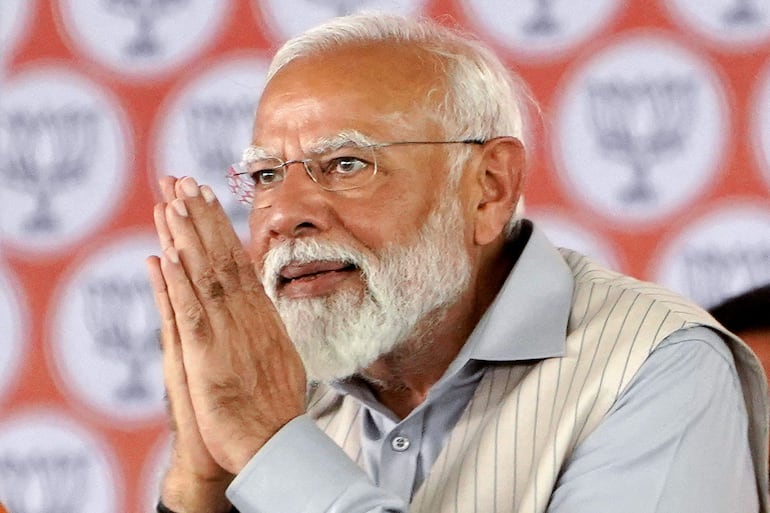 Narendra Modi, primer ministro de India.