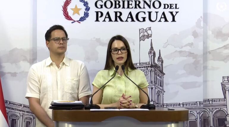 Paula Carro, vocera del Gobierno.