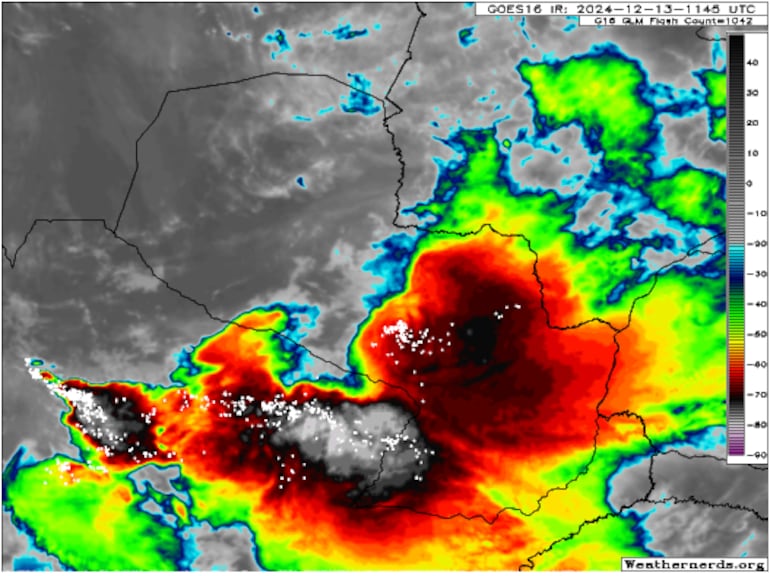 Alerta por tormentas para este viernes.