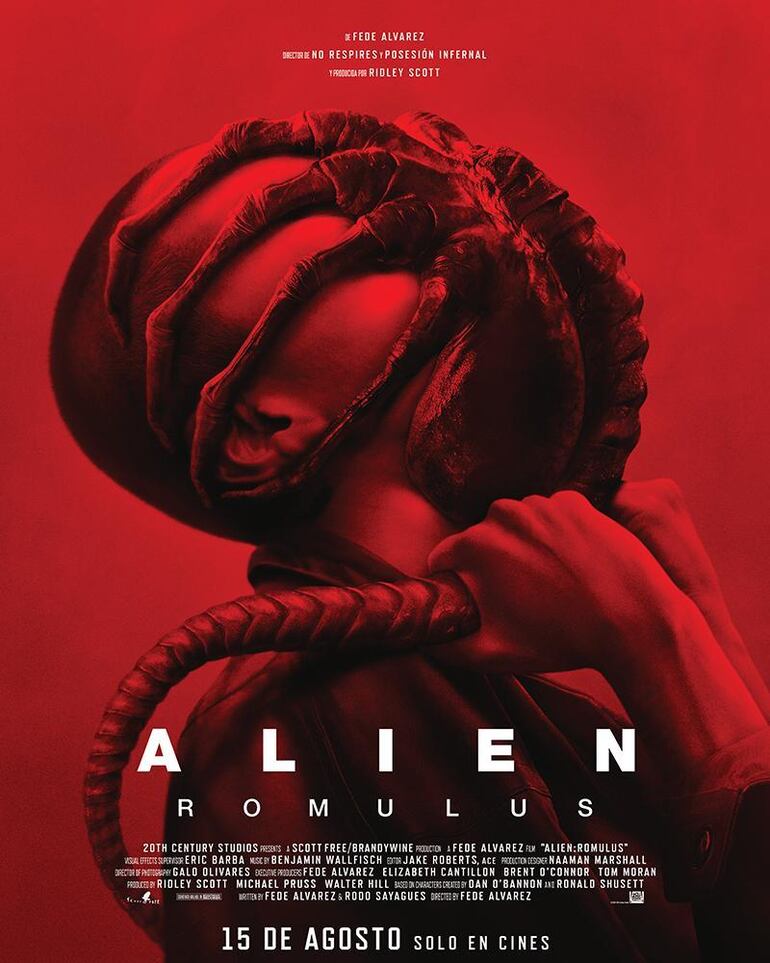 Póster de "Alien Romulus", la nueva entrega de la famosa saga creada por Ridley Scott.