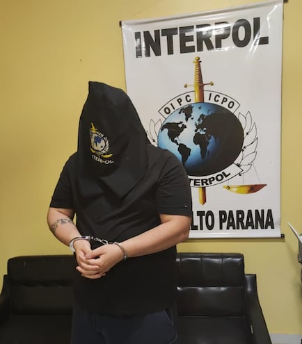 Facundo García Reidel (26), sospechoso detenido.