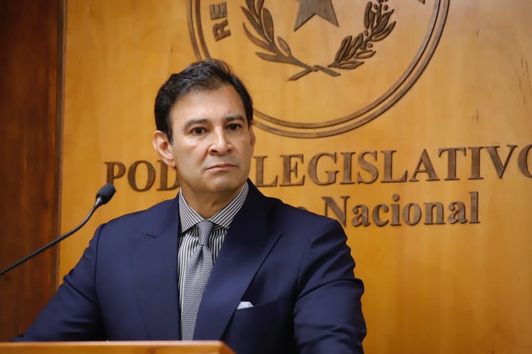 Silvio "Beto" Ovelar, presidente del Senado.