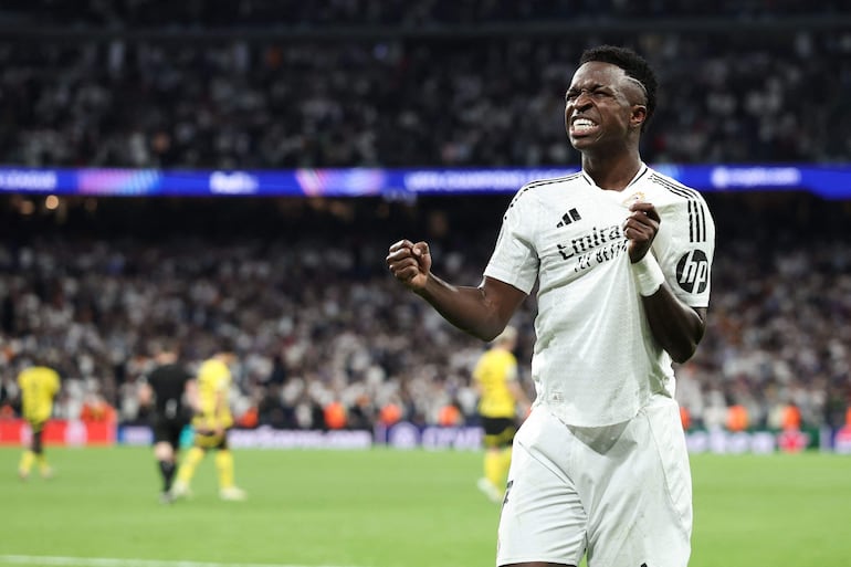 Vinícius fue la gran figura del Real Madrid ante el Borussia Dortmund