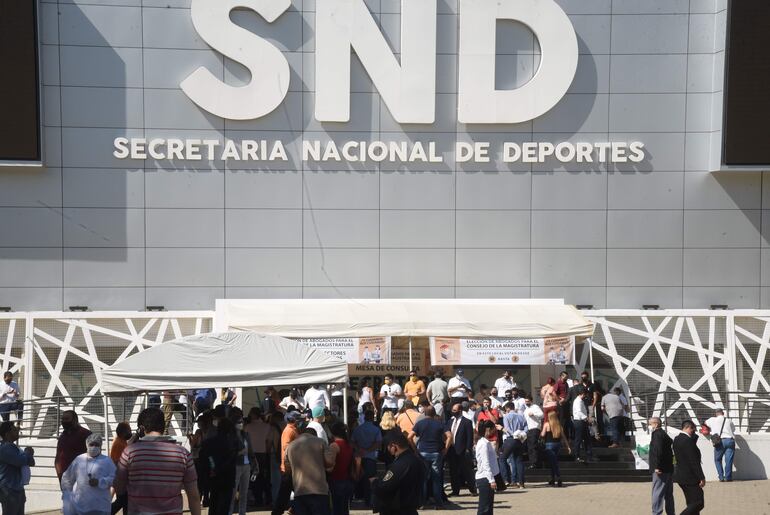 La Secretaría Nacional de Deportes (SND) es uno de los locales habilitados para realizar las votaciones para elegir a abogados representantes del Consejo de la Magistratura.