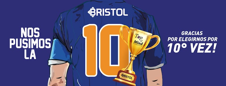 Por décimo año consecutivo, Bristol logró el premio Top Opf Mind.