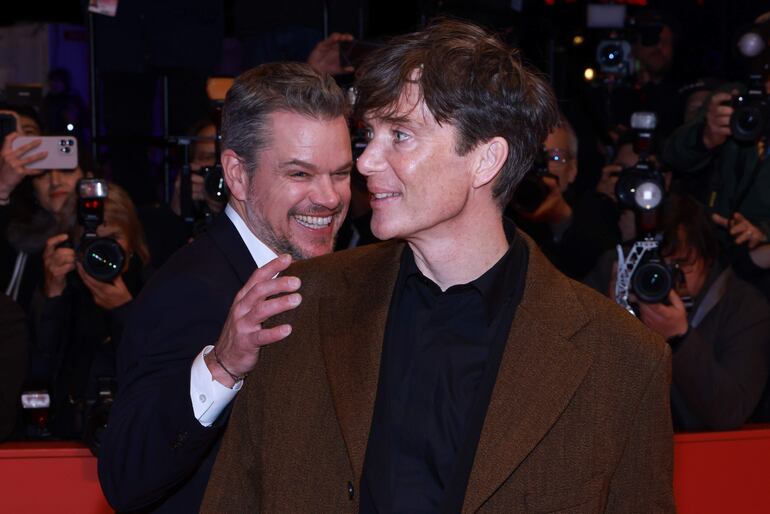 Matt Damon, en su calidad de productor, también estuvo junto a Cillian Murphy en la apertura del festival de Berlín.