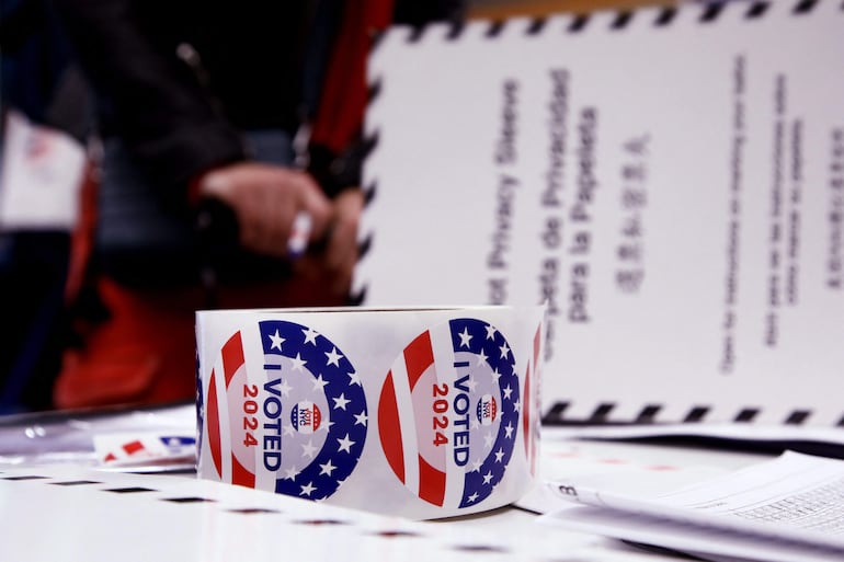 Local de votación en Nueva York.