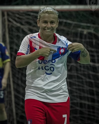 Joana Galeano, experimentada jugadora y una de las goleadoras de Cerro Porteño.