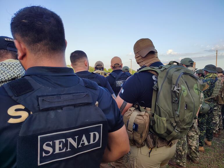 Agentes de la SENAD se enfrentaron esta mañana con supuestos narcotraficantes en el Parque Nacional Paso Bravo. Imagen de referencia.