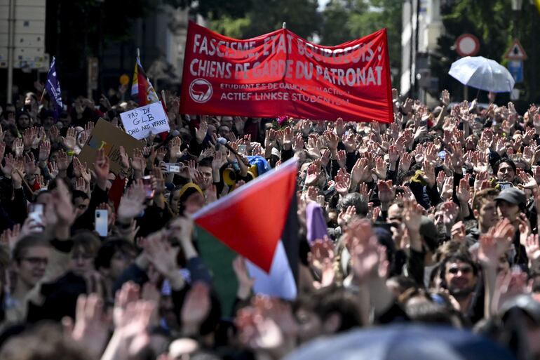 4.500 personas marchan contra la ultraderecha en Bruselas por el resultado de las europeas