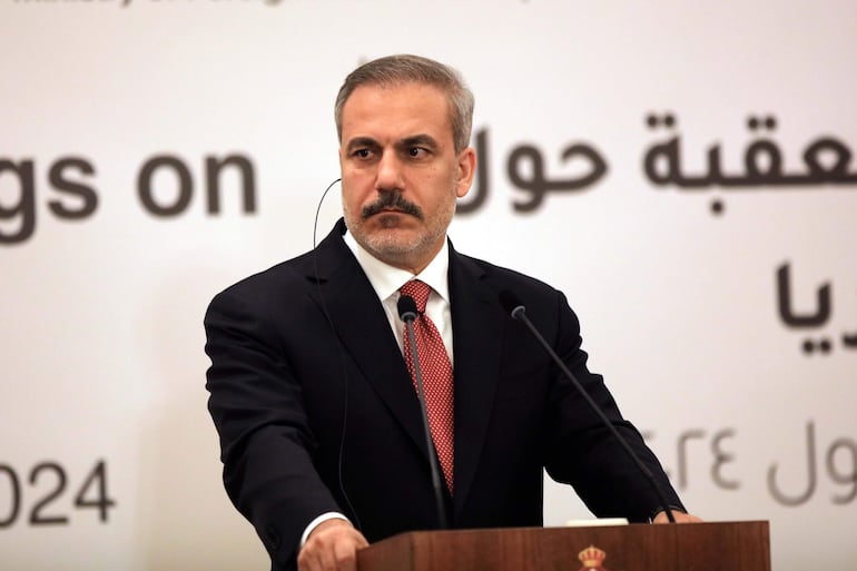 Hakan Fidan, ministro de Exteriores de Turquía.