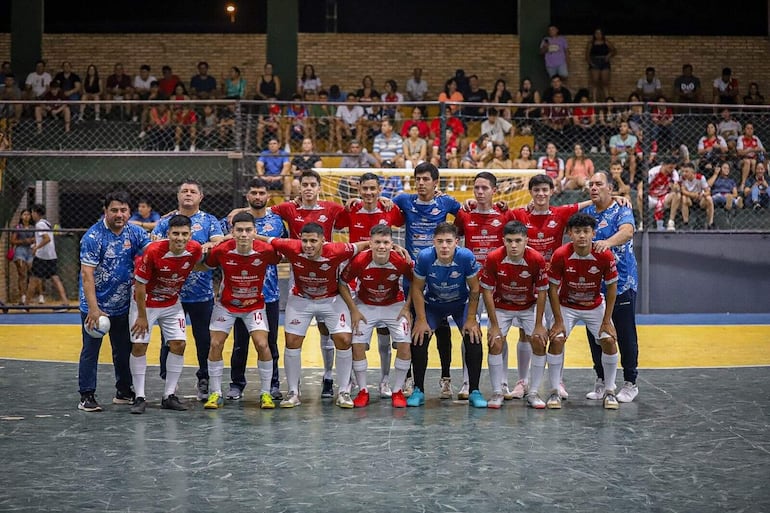 Selección de Itacurubí de la Cordillera que se inscribió a la fase final del campeonato  Nacional de fútbol de salón.