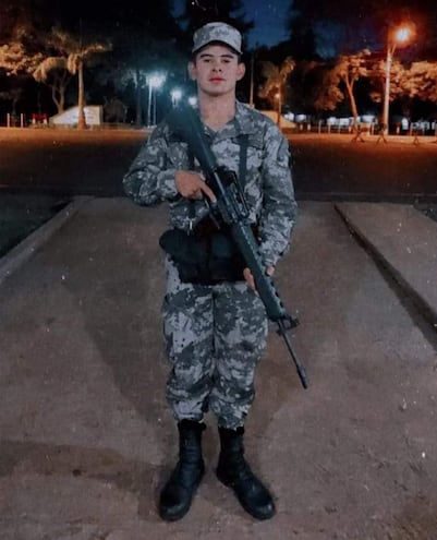 José Matías Céspedes Bracho, de 21 años, militar asesinado en Santaní.