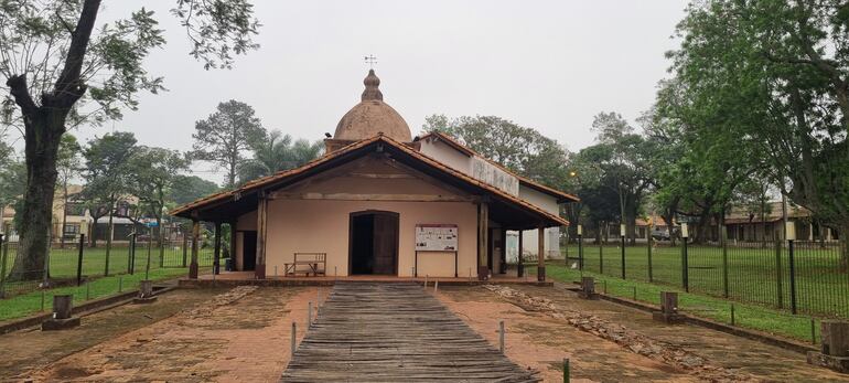 Templo antiguo de la ciudad de San Miguel, Misiones, que sera habilitado durante las actividades patronales.