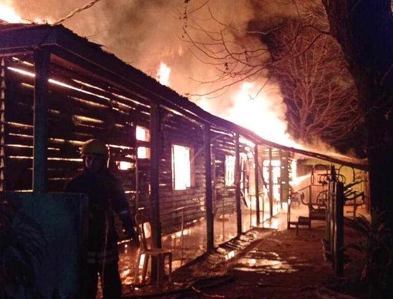 Uno de los siniestros más recientes fue el incendio en el Hogar de Ancianos de Hernandarias.