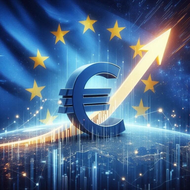 Imagen procesada con IA. El euro se encuentra en alza.