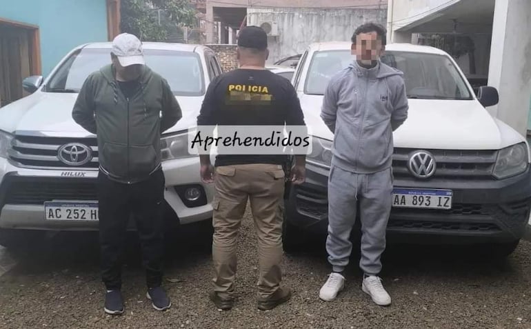 Incautan dos camionetas con patentes apócrifas en Encarnación.