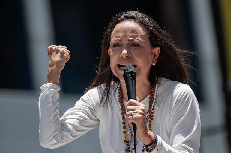 La líder opositora venezolana, María Corina Machado.