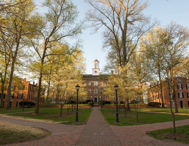 Campus de la Universidad de Ohio, Estados Unidos.