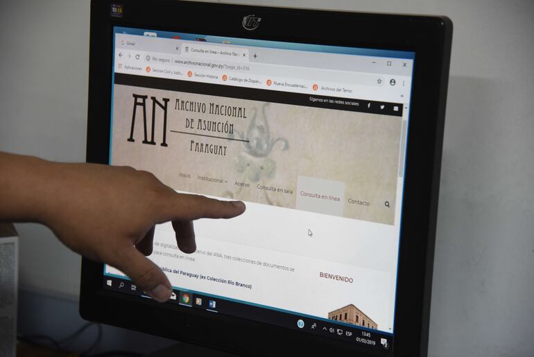 Desde hace dos meses, en la web del Archivo Nacional de Asunción no están disponibles las colecciones en línea.