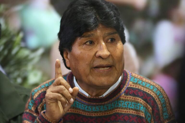 El expresidente de Bolivia Evo Morales.