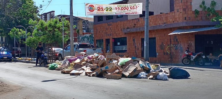 Más de 80mil kilos de basuras se generó desde las fiestas de navidad hasta el día de hoy en San Lorenzo.