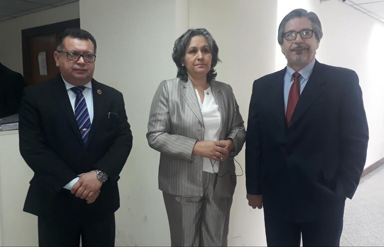 Aniceto Amarilla, Miryan Meza e Isidro González Sánchez, camaristas cuestionados en Ciudad del Este.