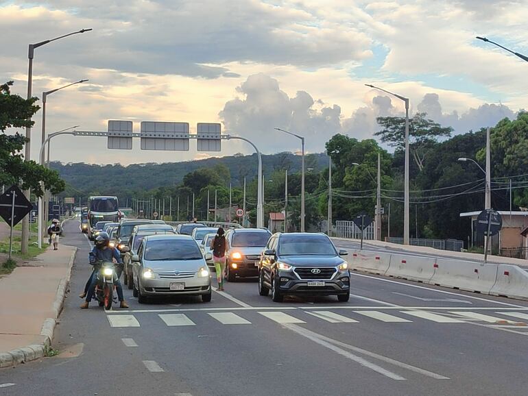 Tráfico fluido y tranquilo en “operativo retorno” por ruta PY02