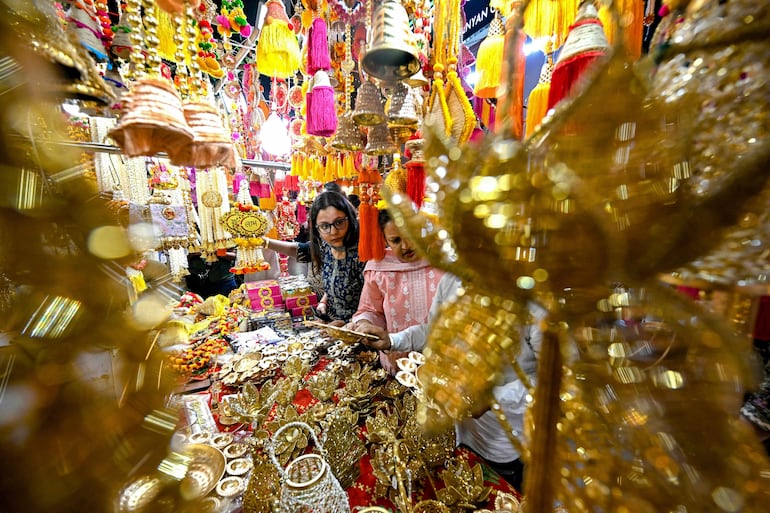 La mayor celebración de la comunidad hindú de la India es el Diwali.