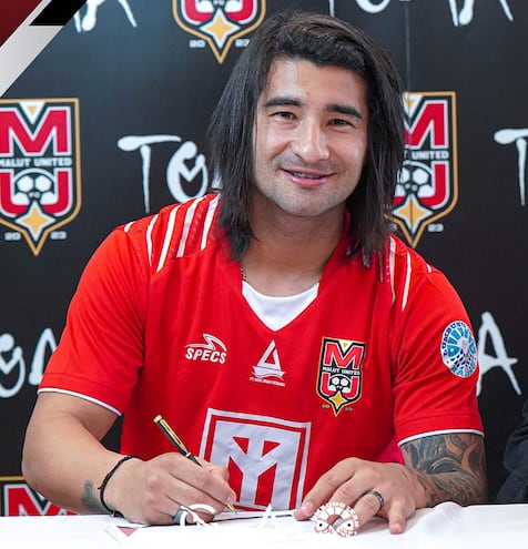 Diego Martínez, en su nuevo club, Malut United de Indonesia.