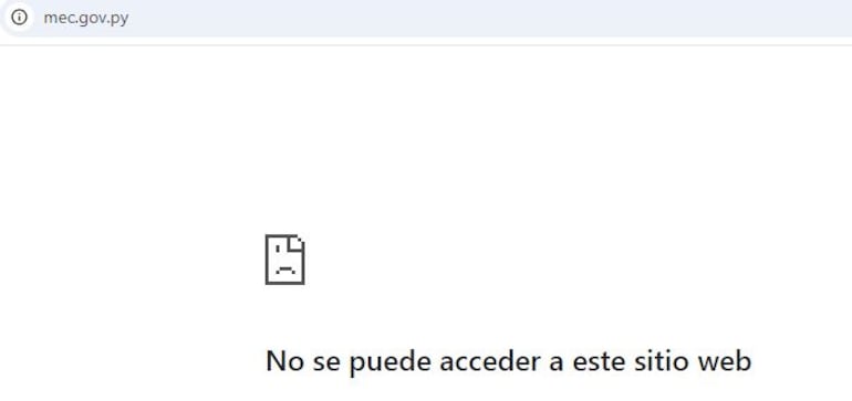 El hackeo afecta al sitio oficial del MEC, que no funciona desde hace más de 24 horas.