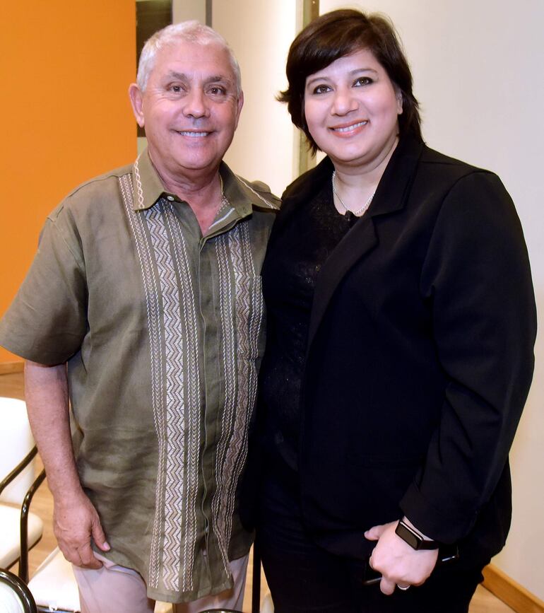 Juan Cancio Barreto y Rosana Ovelar.