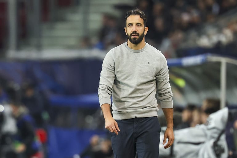 Graz (Austria), 21/10/2024.- Sporting head coach Ruben Amorim during the UEFA Champions League soccer match between SK Sturm Graz and Sporting CP, in Graz, Austria, 22 October 2024. (Liga de Campeones) EFE/EPA/GINTARE KARPAVICIUTE
