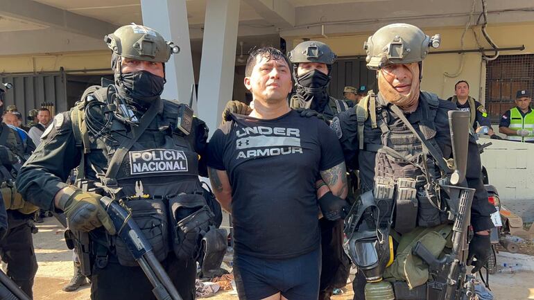 Armando Javier Rotela, capturado durante el Operativo Veneratio en Tacumbú.