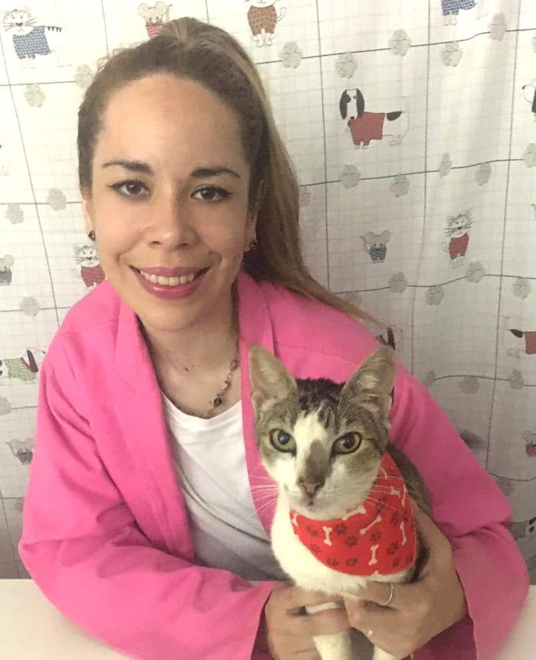 Violeta Pereira, veterinaria.