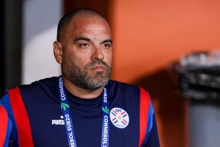 Aldo Duscher, entrenador de la selección paraguaya sub 20. Foto: Conmebol