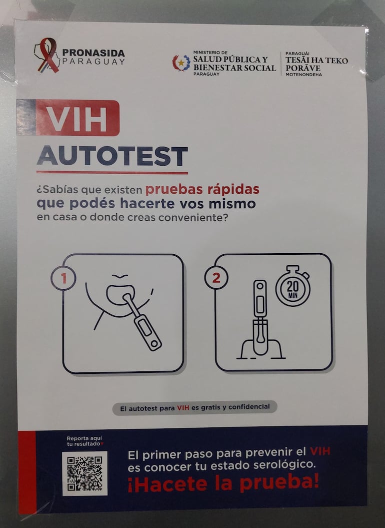 Autotest rápido para detectar VIH