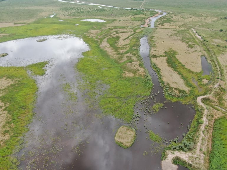 El río Pilcomayo sigue regando el territorio chaqueño. 