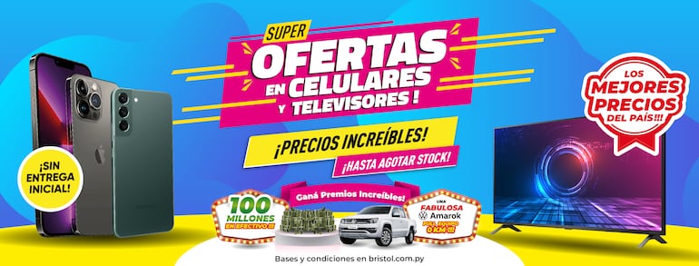 Bristol invita a renovar el celular o los televisores de la casa, a precios increíbles y cuotas accesibles.