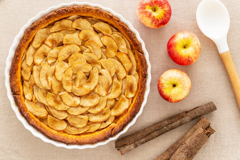 Tarta de manzana.