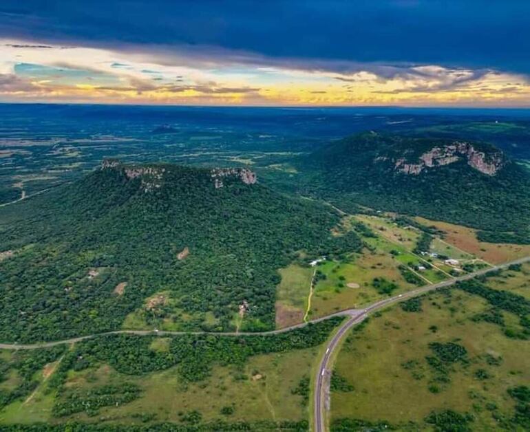 Desde cualquiera de los cerros se puede disfrutar del paisaje natural que ofrece Paraguarí.