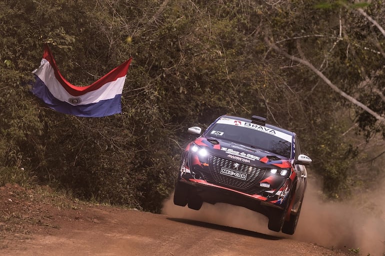 Omar Benítez, al mando del rendidor Peugeot 208 Rally4, comandó las acciones en el shakedown de hoy.