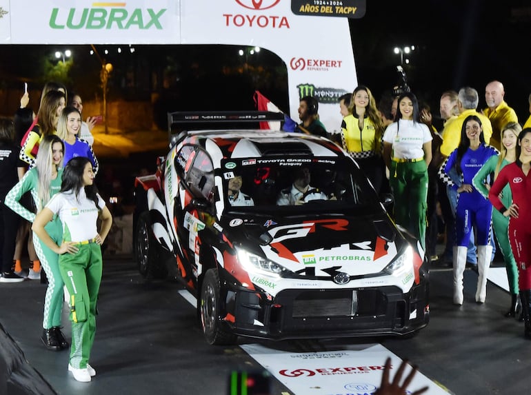 Alejandro Galanti y Marcelo Toyotoshi harán debutar al Toyota GR Yaris Rally2 en el Transchaco Rally, en busca de la 22.