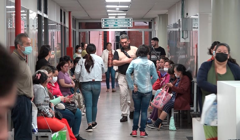 Imagen de referencia sobre pacientes en el Hospital San Pablo.